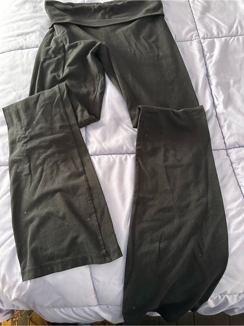 Victoria's Secret Black Flare Leggings